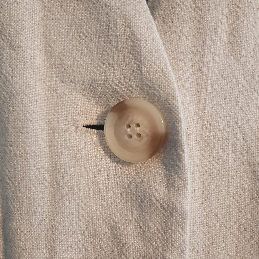 Soft Surroundings Beige Single Button Jacket Size XL